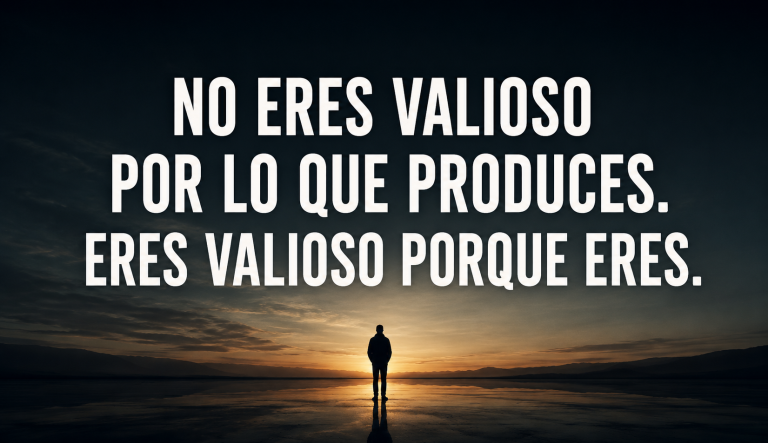 LA PREGUNTA MÁS IMPORTANTE NO ES SI EXISTES… SINO QUÉ ERES