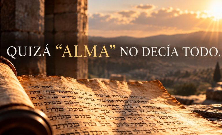 NÉFESH CUANDO “ALMA” SIGNIFICA MUCHO MÁS